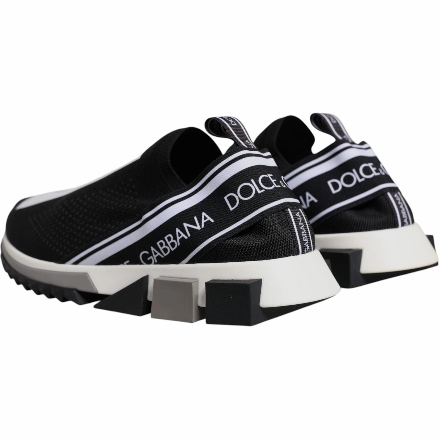 Waterproof Running Sneakers Dolce & Gabbana Black White Slip On Sorrento Sneakers Shoes